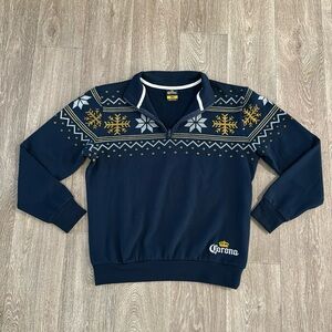 Corona Christmas ugly sweater men’s sz M